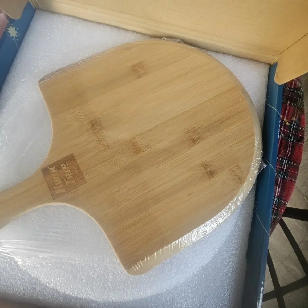 Kwik Trip Employee Gift Bamboo Cutting Board Serving Platter Set New In Box